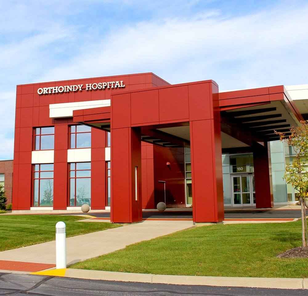 South office view of orthopedic center in Brownsburg, IN
